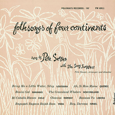 Folk Songs of Four Continents Album Cover